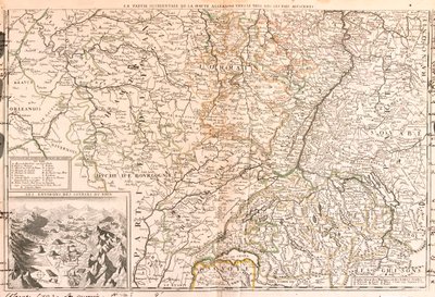 Frankrijk (Regio: Boven-Normandië, Île-de-France, Champagne-Ardenne, Rhône-Alpes, Bourgondië, Auvergne, Centre), België (zuidelijk Waals Gewest), Luxemburg, Duitsland (Rijnland-Palts, Saarland, Baden-Württemberg), Zwitserland (Kanton: Thurgau, Appenzell) door Jean Baptiste Nolin