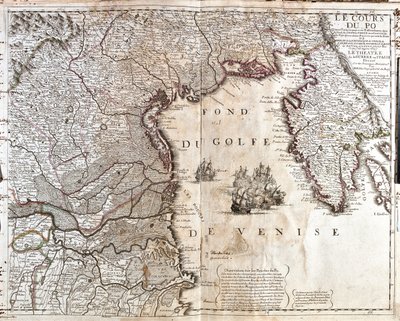 Italië (Regio: Trentino-Alto Adige, Veneto, Friuli-Venezia Giulia, Emilia-Romagna), Slovenië (Statistische Regio: Kust-Karst), Kroatië (Provincie: Istrië) door Jean-Baptiste Nolin