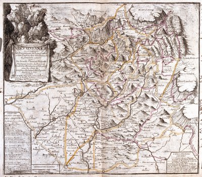 Languedoc-Roussillon, Rhône-Alpes, Frankrijk door Jean Baptiste Nolin