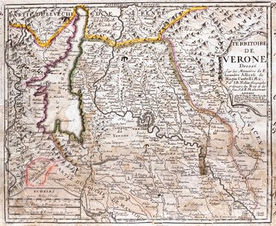 Zuidoost-Lombardije, zuidelijk Trentino-Alto Adige, zuidwestelijk Veneto, , Italië door Jean-Baptiste Nolin