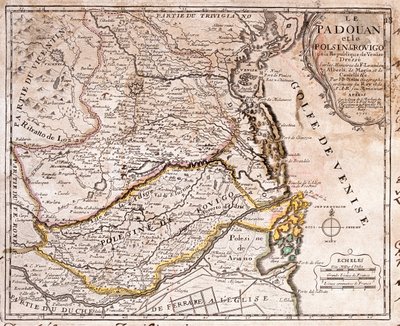 Zuidoost Veneto, noordoost Emilia-Romagna, Italië door Jean-Baptiste Nolin