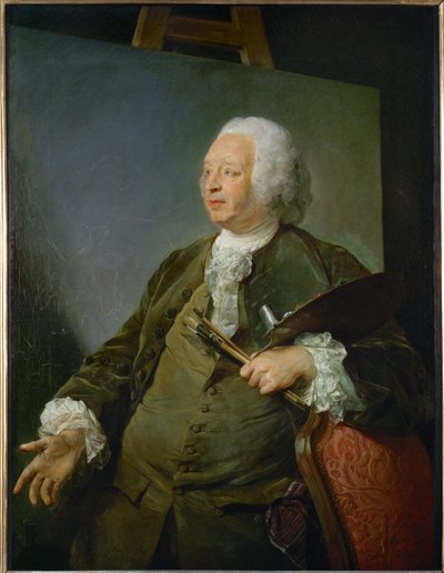 De schilder Jean-Baptiste Oudry ... door Jean-Baptiste Perronneau