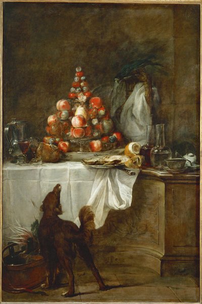 Het buffet ... door Jean-Baptiste Simeon Chardin