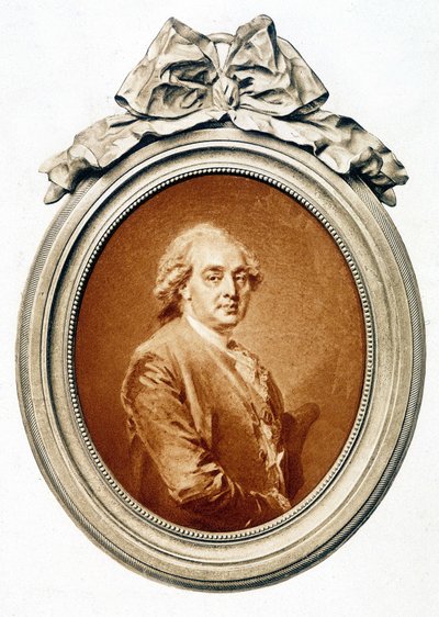 Portret van Charles Claude de Flahaut de la Billarderie (1730-1809), graaf van Angiviller door Weygler door Jean Baptiste Weyler
