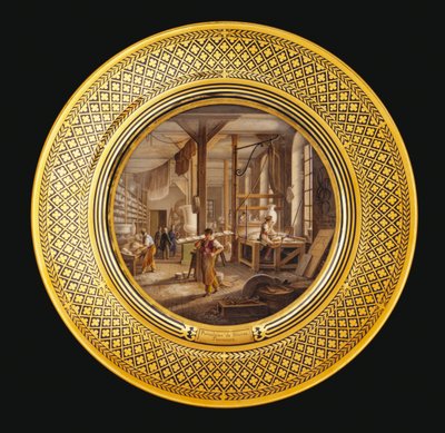 Porselein van Sevres, c.1820-1835 door Jean Charles Develly