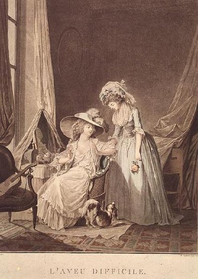 De Moeilijke Bekentenis door Jean Francois Janinet