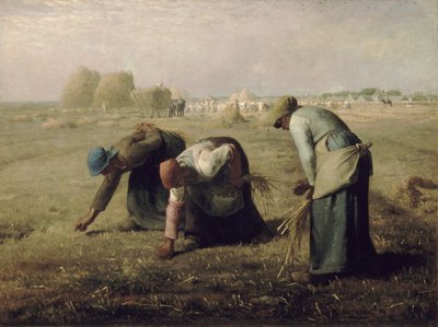 De arenraapsters door Jean-Francois Millet