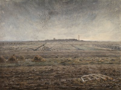 Winter, De Vlakte van Chailly, ca. 1862-66 door Jean Francois Millet