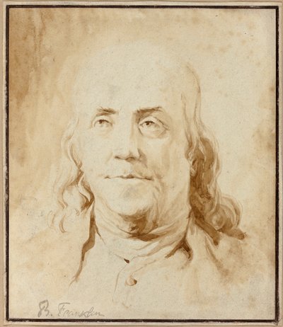 Benjamin Franklin door Jean-Honore Fragonard