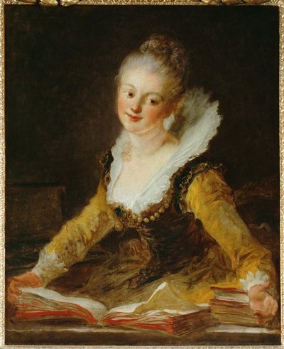 De studie ... door Jean-Honore Fragonard