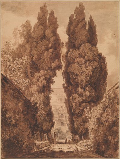 De Cypressenlaan in Villa d
