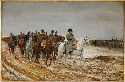 Campagne de France (schilderij op hout) door Jean-Louis Ernest Meissonier