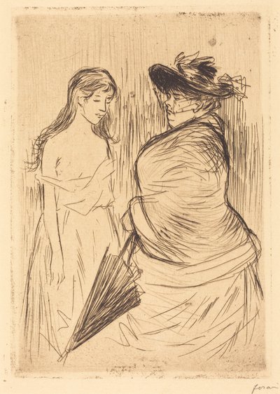 De handel in blanke vrouwen (The White Slave Trade) door Jean-Louis Forain