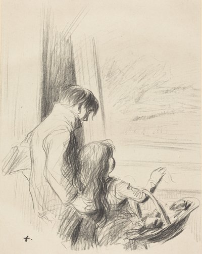 Een schilderij van papa! Eerste plaat door Jean-Louis Forain