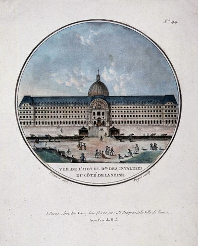 Les Invalides, Parijs door Testard, 19 dec. door Jean (after) Testard
