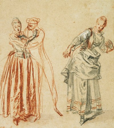 Een scène uit de commedia dell