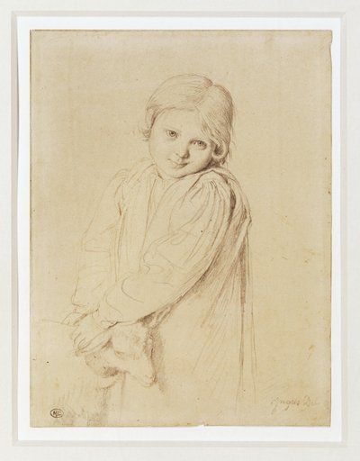 Charlotte-Madeleine Taurel, dochter van de graveur ... door Jean Auguste Dominique Ingres