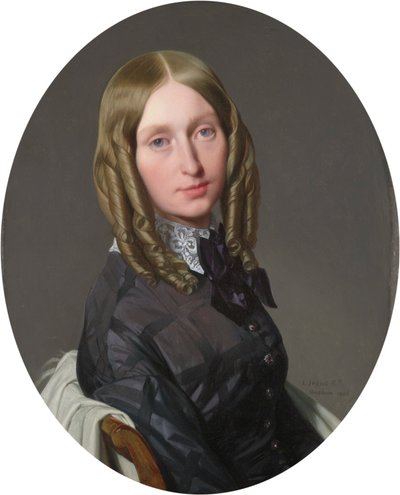 Frans: Portrait de Madame Frédéric de Reiset Augustine-Modeste-Hortense Reiset door Jean Auguste Dominique Ingres
