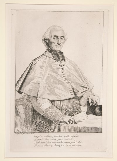 Gabriel Cortois de Pressigny door Jean Auguste Dominique Ingres