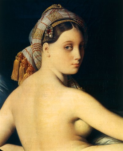 De grote odalisk door Jean Auguste Dominique Ingres
