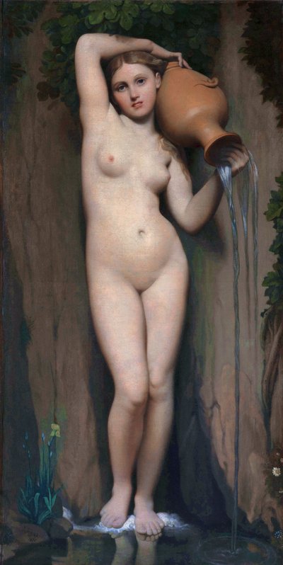 La Source door Jean Auguste Dominique Ingres