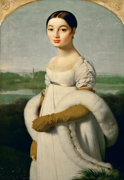 Mademoiselle Caroline Rivière door Jean Auguste Dominique Ingres