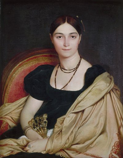 Portret van Madame Duvaucey door Jean Auguste Dominique Ingres