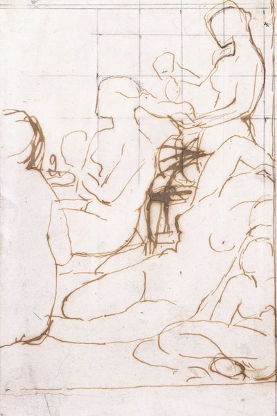 Studie voor Het Turkse Bad door Jean Auguste Dominique Ingres