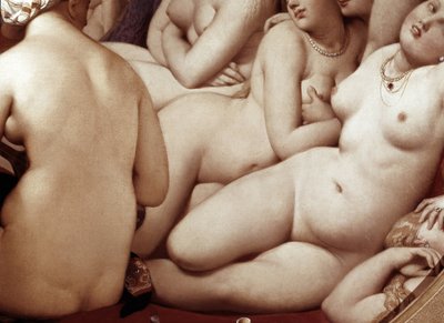 Het Turkse bad (detail) door Jean Auguste Dominique Ingres