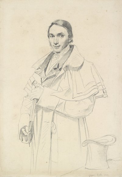 Driekwart-lengte Portret van Jean-Francois-Antoine Forest door Jean Auguste Dominique Ingres