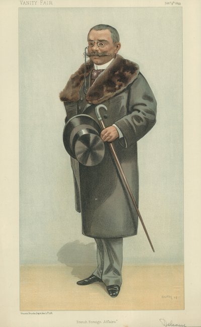 M Theophile Delcasse door Jean Baptiste (after) Guth