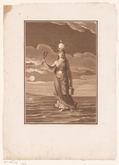 Isis, de godin met de duizend namen, of de natuur gepersonifieerd door Jean Baptiste Blaise Simonet