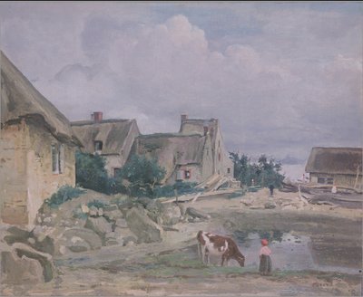 Omgeving van Fontainebleau door Jean Baptiste Camille Corot