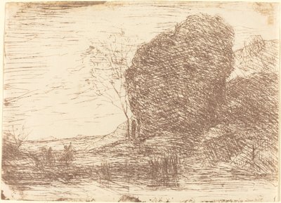 Feest van Pan door Jean Baptiste Camille Corot