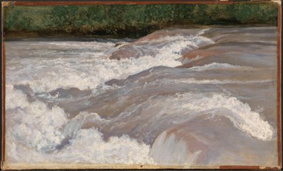 Noors Bokmål:  Elvestryk, Velino De Velino Boven de Cascade van Terni door Jean Baptiste Camille Corot