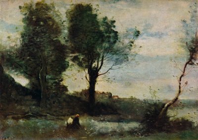 Houtverzamelaars, ca. 1865, 1913 door Jean Baptiste Camille Corot