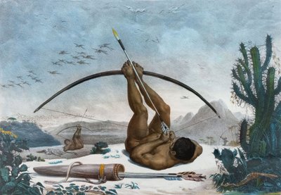 Caboclo door Jean-Baptiste Debret 1834 door Jean Baptiste Debret
