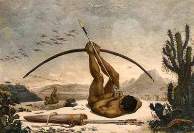 Caboclo door Jean-Baptiste Debret 1834 door Jean Baptiste Debret