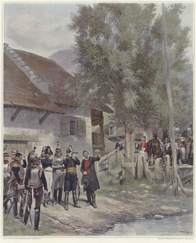 Inlichtingenofficieren door Jean Baptiste Edouard Detaille