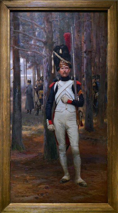 De Facteur, ca. 1900 door Jean Baptiste Edouard Detaille