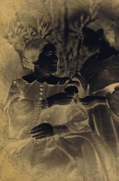 Portret van vrouw en kind, 1855 door Jean Baptiste Frénet