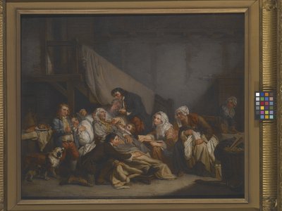 Dood van een oude man door Jean Baptiste Greuze
