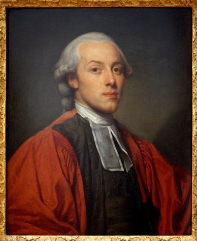 Portret van Charles Paul Jean Baptiste de Bourgevin de Vialart de Saint Morys, raadsheer van de Grote Kamer van het Parlement van Parijs door Jean Baptiste Greuze
