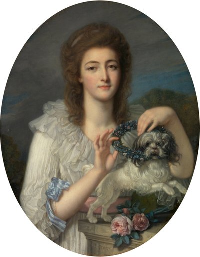 Prinses Varvara Nikolajevna Gagarina (1762-1802) door Jean Baptiste Greuze