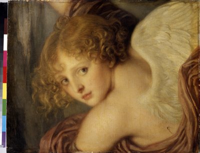 Hoofd van Cupido door Jean Baptiste Greuze