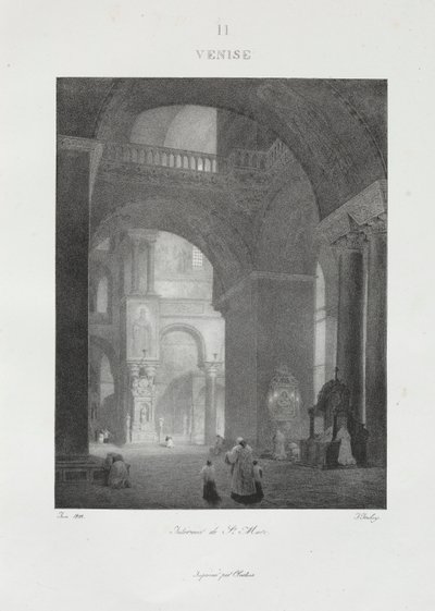 Reis naar Italië in 1822 door Jean Baptiste Isabey