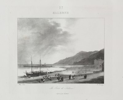 Reis naar Italië in 1822 door Jean Baptiste Isabey