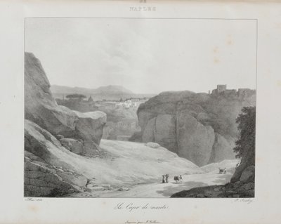Reis naar Italië in 1822, 1833 door Jean Baptiste Isabey