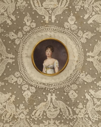 Portret van Prinses Pauline Schwarzenberg door Jean Baptiste Jacques Augustin