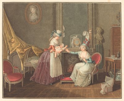 Het ontbijt van Fanfan door Jean Baptiste Mallet after Henri Nicolas van Gorp
